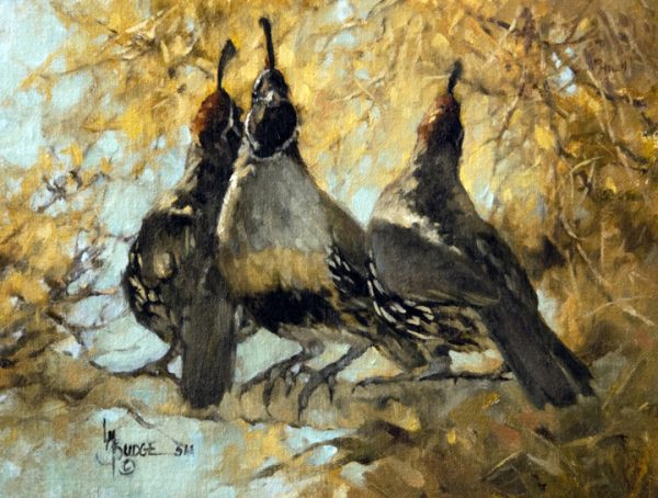 original oil painting by Linda Budge - THE golden tones