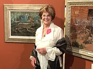Linda Budge at Frontier Days Cheyenne Western Art Show